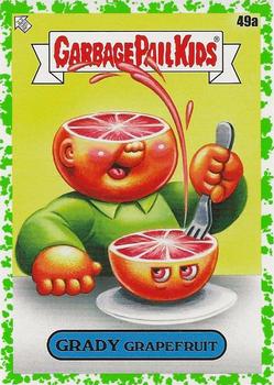 2021 Topps Garbage Pail Kids: Food Fight! - Booger Green #49a Grady Grapefruit Front