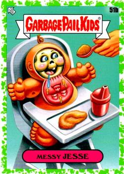 2021 Topps Garbage Pail Kids: Food Fight! - Booger Green #51b Messy Jesse Front