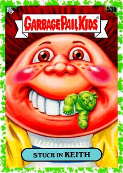 2021 Topps Garbage Pail Kids: Food Fight! - Booger Green #53b Stuck in Keith Front