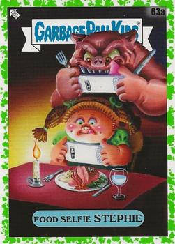 2021 Topps Garbage Pail Kids: Food Fight! - Booger Green #63a Food Selfie Stephie Front