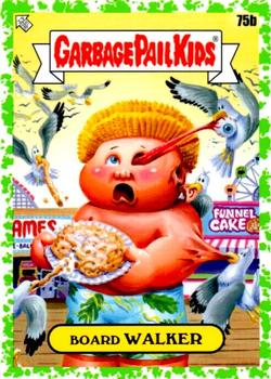 2021 Topps Garbage Pail Kids: Food Fight! - Booger Green #75b Board Walker Front