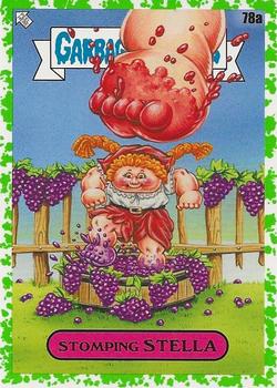 2021 Topps Garbage Pail Kids: Food Fight! - Booger Green #78a Stomping Stella Front