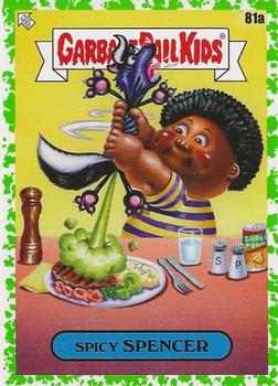 2021 Topps Garbage Pail Kids: Food Fight! - Booger Green #81a Spicy Spencer Front