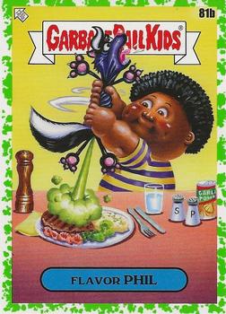 2021 Topps Garbage Pail Kids: Food Fight! - Booger Green #81b Flavor Phil Front