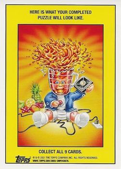 2021 Topps Garbage Pail Kids: Food Fight! - Booger Green #87a Ring Poppy Back