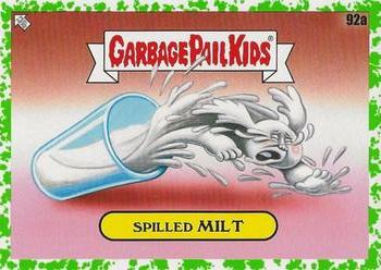 2021 Topps Garbage Pail Kids: Food Fight! - Booger Green #92a Spilled Milt Front