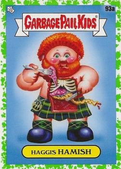 2021 Topps Garbage Pail Kids: Food Fight! - Booger Green #93a Haggis Hamish Front