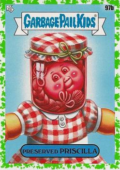 2021 Topps Garbage Pail Kids: Food Fight! - Booger Green #97b Preserved Priscilla Front