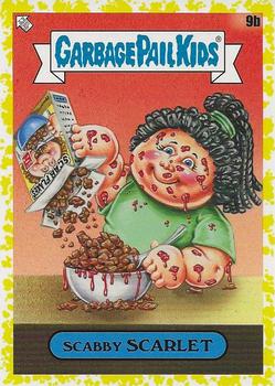 2021 Topps Garbage Pail Kids: Food Fight! - Mustard Yellow #9b Scabby Scarlet Front