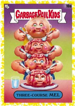 2021 Topps Garbage Pail Kids: Food Fight! - Mustard Yellow #10a Three-Course Mel Front