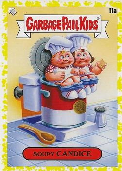 2021 Topps Garbage Pail Kids: Food Fight! - Mustard Yellow #11a Soupy Candice Front