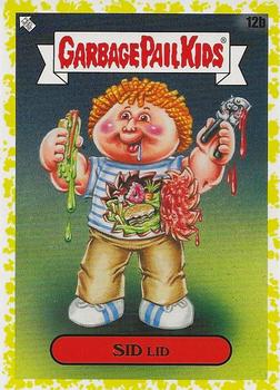 2021 Topps Garbage Pail Kids: Food Fight! - Mustard Yellow #12b Sid Lid Front