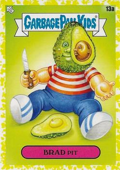 2021 Topps Garbage Pail Kids: Food Fight! - Mustard Yellow #13a Brad Pit Front