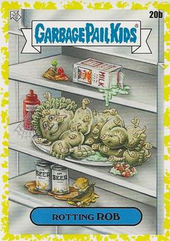 2021 Topps Garbage Pail Kids: Food Fight! - Mustard Yellow #20b Rotting Rob Front