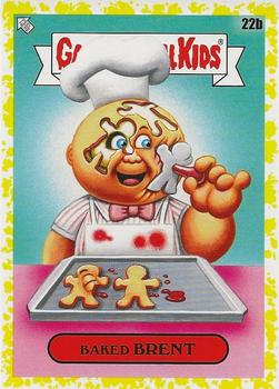 2021 Topps Garbage Pail Kids: Food Fight! - Mustard Yellow #22b Baked Brent Front