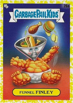 2021 Topps Garbage Pail Kids: Food Fight! - Mustard Yellow #26a Funnel Finley Front