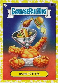 2021 Topps Garbage Pail Kids: Food Fight! - Mustard Yellow #26b Over Etta Front
