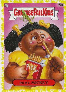 2021 Topps Garbage Pail Kids: Food Fight! - Mustard Yellow #27b Picky Mickey Front