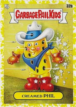 2021 Topps Garbage Pail Kids: Food Fight! - Mustard Yellow #32b Creamed Phil Front