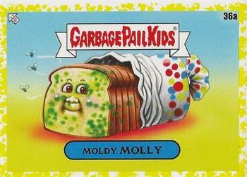 2021 Topps Garbage Pail Kids: Food Fight! - Mustard Yellow #36a Moldy Molly Front