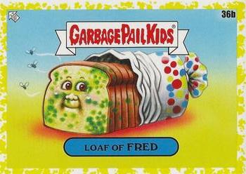 2021 Topps Garbage Pail Kids: Food Fight! - Mustard Yellow #36b Loaf of Fred Front