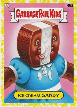 2021 Topps Garbage Pail Kids: Food Fight! - Mustard Yellow #46a Ice Cream Sandy Front