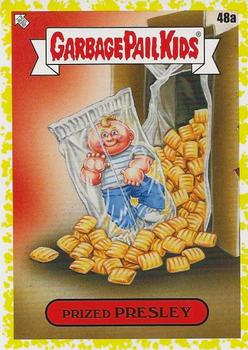 2021 Topps Garbage Pail Kids: Food Fight! - Mustard Yellow #48a Prized Presley Front