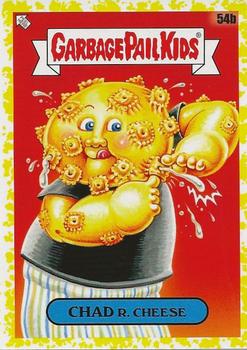 2021 Topps Garbage Pail Kids: Food Fight! - Mustard Yellow #54b Chad R. Cheese Front
