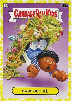 2021 Topps Garbage Pail Kids: Food Fight! - Mustard Yellow #55a Barf Out Al Front