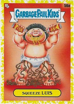 2021 Topps Garbage Pail Kids: Food Fight! - Mustard Yellow #56a Squeeze Luis Front