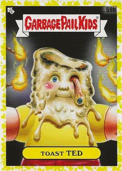 2021 Topps Garbage Pail Kids: Food Fight! - Mustard Yellow #59b Toast Ted Front