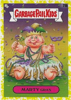 2021 Topps Garbage Pail Kids: Food Fight! - Mustard Yellow #71b Marty Gras Front