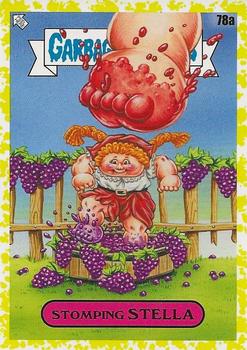 2021 Topps Garbage Pail Kids: Food Fight! - Mustard Yellow #78a Stomping Stella Front