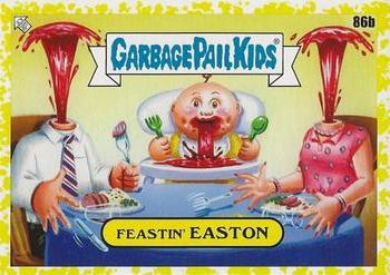 2021 Topps Garbage Pail Kids: Food Fight! - Mustard Yellow #86b Feastin' Easton Front