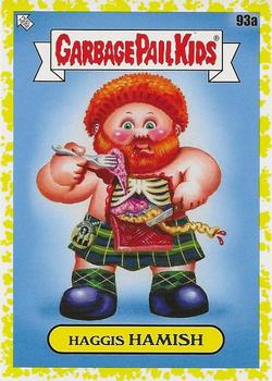 2021 Topps Garbage Pail Kids: Food Fight! - Mustard Yellow #93a Haggis Hamish Front