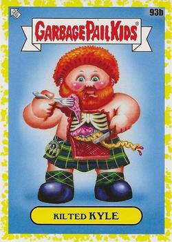 2021 Topps Garbage Pail Kids: Food Fight! - Mustard Yellow #93b Kilted Kyle Front