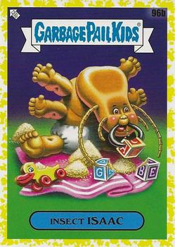 2021 Topps Garbage Pail Kids: Food Fight! - Mustard Yellow #96b Insect Isaac Front