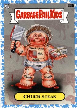 2021 Topps Garbage Pail Kids: Food Fight! - Spit in Your Food Blue #33b Chuck Steak Front