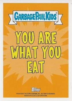 2021 Topps Garbage Pail Kids: Food Fight! - You Are What You Eat #1a Cheesey Caesar Back