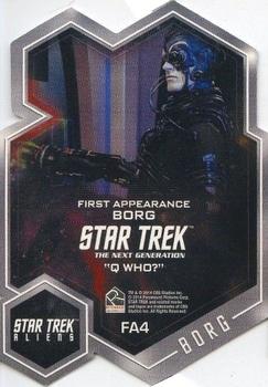 2014 Rittenhouse Star Trek Aliens  - First Appearances #FA4 Borg Back