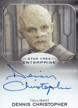 2014 Rittenhouse Star Trek Aliens  - Autographs #NNO Dennis Christopher Front