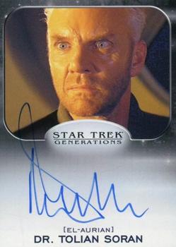 2014 Rittenhouse Star Trek Aliens  - Autographs #NNO Malcolm McDowell Front