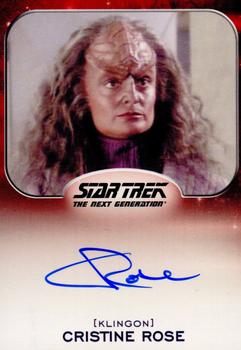 2014 Rittenhouse Star Trek Aliens  - Autographs #NNO Cristine Rose Front