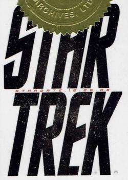 2007 Rittenhouse The Complete Star Trek Movies - Movie Posters #MP1 Movie Poster Front
