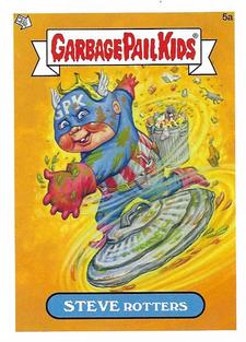 2013 Garbage Pail Kids Mini #5a Steve Rotters Front