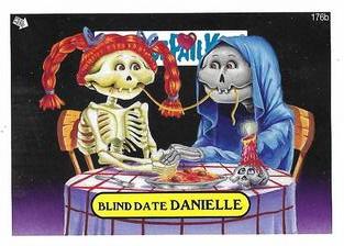 2013 Garbage Pail Kids Mini #176b Blind Date Danielle Front
