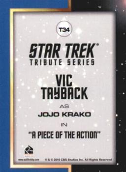2011 Rittenhouse Star Trek: Remastered Original Series - Tributes #T34 Vic Tayback Back