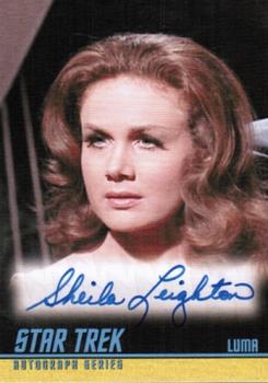 2011 Rittenhouse Star Trek: Remastered Original Series - Single Autographs #A239 Sheila Leighton Front