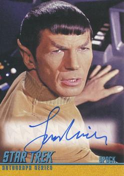 2011 Rittenhouse Star Trek: Remastered Original Series - Single Autographs #A200 Leonard Nimoy Front