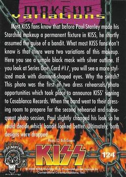 1998 Cornerstone Kiss Series Two - Red Foil #124 Most KISS fans know that before Paul Stanley m Back